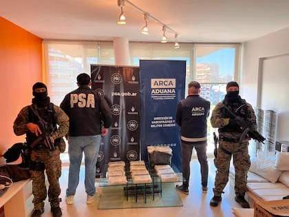 La cocaína secuestrada en un departamento alquilado en Palermo