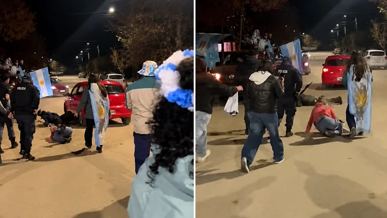 Un joven atropelló a un policía durante los festejos por el triunfo de la Selección y se dio a la fuga