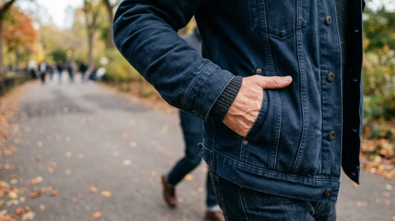 La psicología explica que las personas que caminan con las manos en los bolsillos no lo hacen por timidez