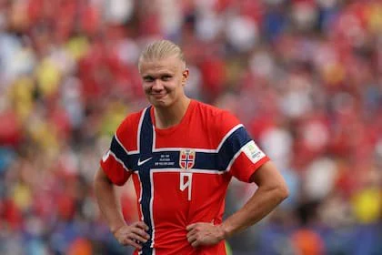 La gran figura de la noche fue Erling Haaland