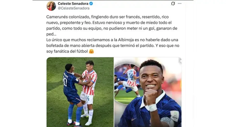 Celeste Amarilla y Kylian Mbappé 06072026