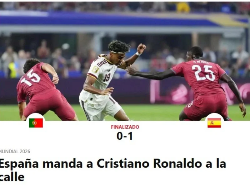“España manda a Cristiano Ronaldo a la calle”: la reacción de los medios tras la derrota de Portugal en manos de los españoles