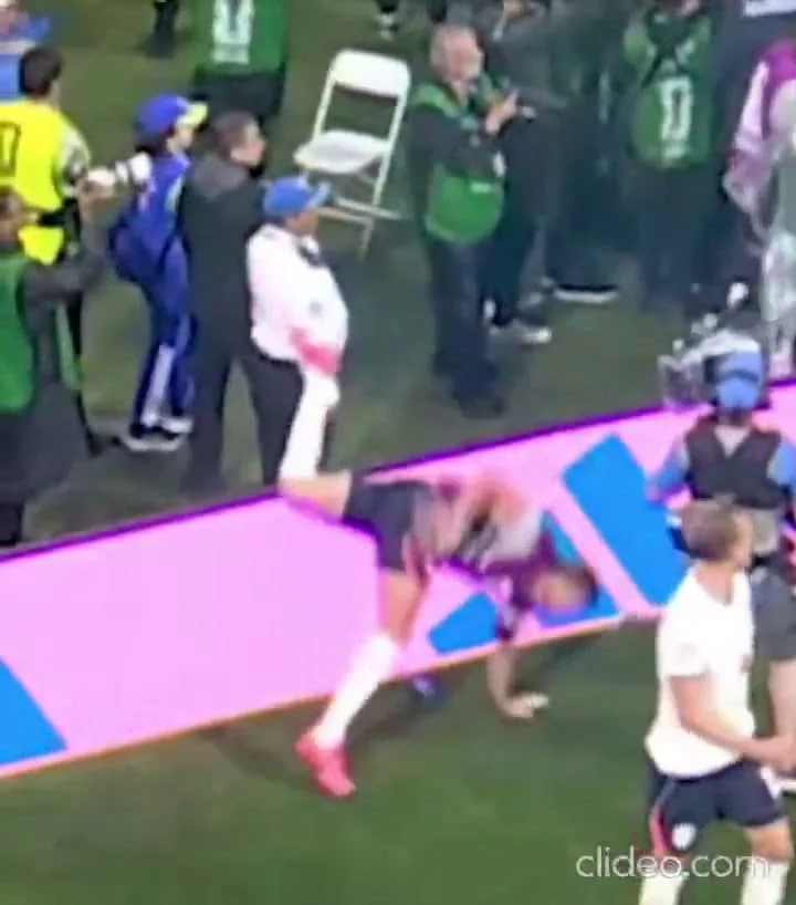 El momento de la lesión del jugador inglés