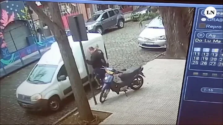 Así descubrió el delivery la varilla del tunel