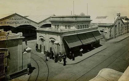 La antigua estación del Tranvía Metropolitano comenzó a funcionar en 1904 