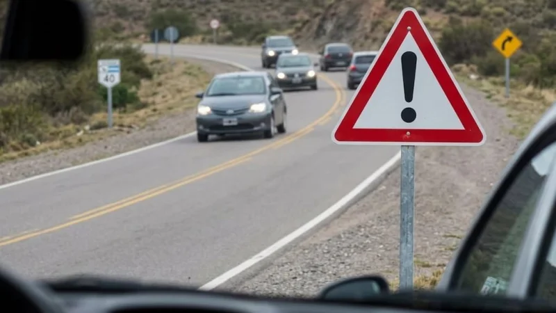 Qué significa la señal de tránsito con un signo de exclamación dentro de un triángulo rojo y por que es importante