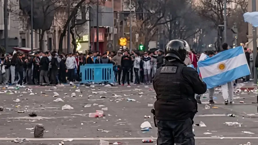 Incidentes tras los festejos